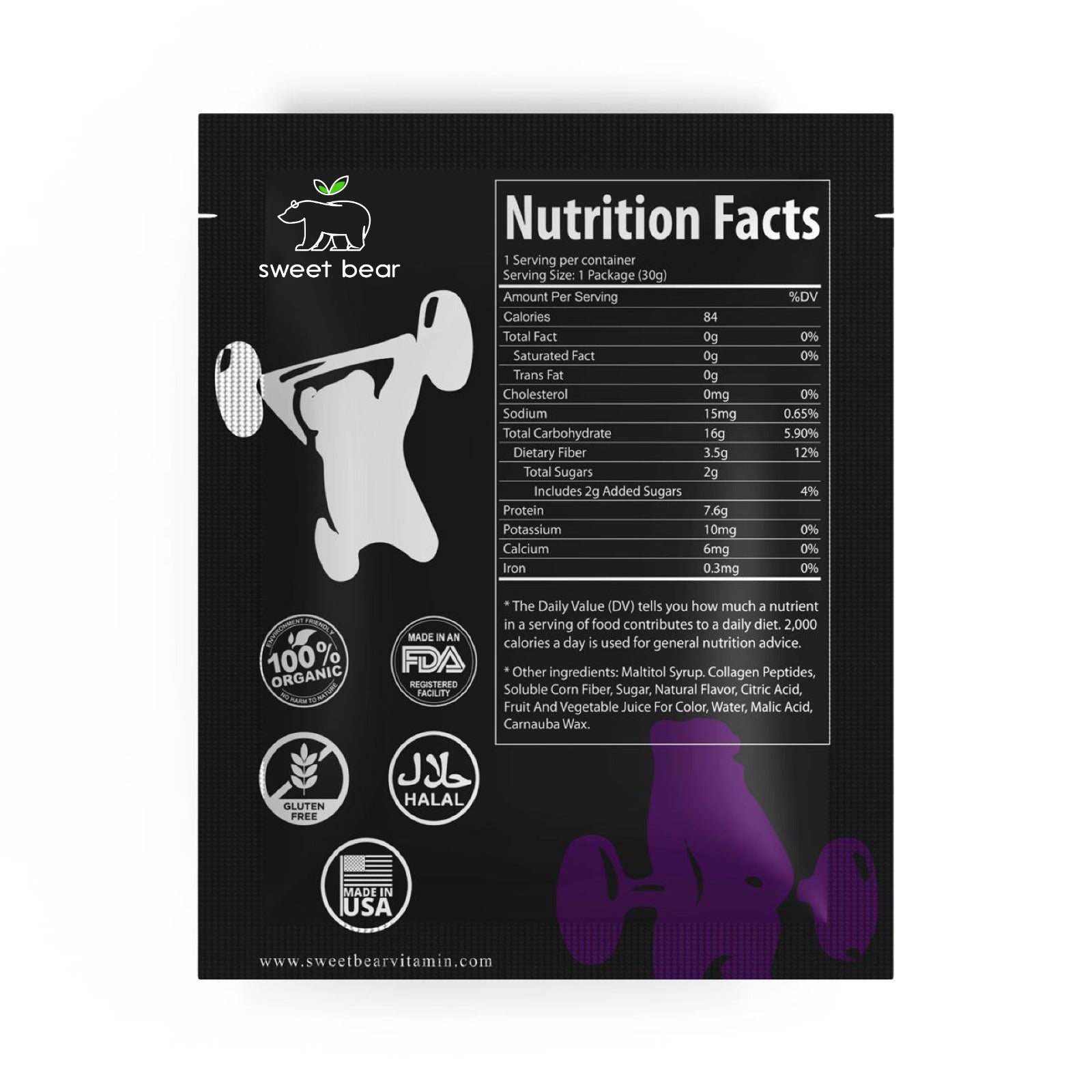 Sweet Bear Protein Gym Candy